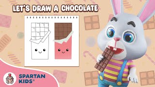 The Sweetest Tutorial: Learn How To Draw A Chocolate Bar In Just A Few Easy Steps!