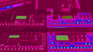 Live performance with Elektron machines + Korg Kronos + MFB Dominion X