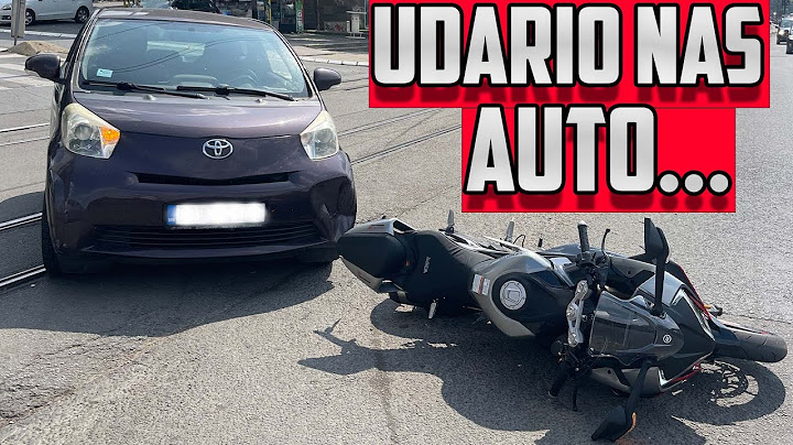 Imali smo Saobracajnu Nezgodu na motoru...