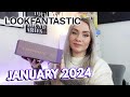 Lookfantastic beauty box january 2024 unboxing  the first beauty box of 2024  miss boux