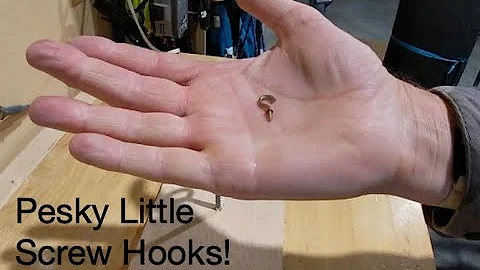 Tiny Screw Hooks don’t have to be a pain