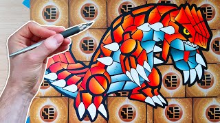 GROUDON MOSAIC - Made from Pokémon cards
