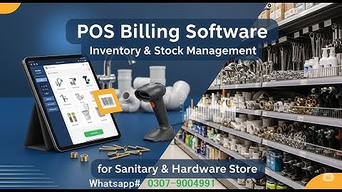 POS Billing Software  Inventory & Stock Management for Sanitary & Hardware Store  | Lifetime Use