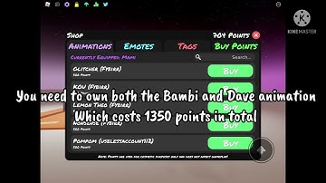 How to get cheating Bambi animation in funky Friday