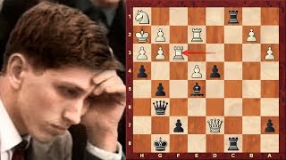 Arthur Bisguier vs Bobby Fischer : Notable game: New York ch-USA (1965)  Â·  Torre Attack