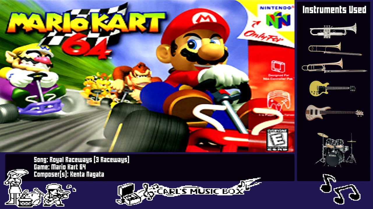 Royal Raceway/3 Raceways [Mario Kart 64] (Cover) - Carl's Music Box ...