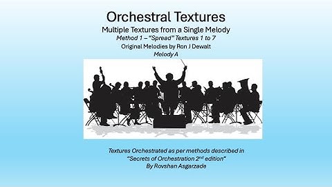 Orchestral Textures Method 1 Melody A