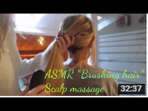 ASMR *Brushing Hair* *Scalp Massage* Brosse, Masse, Coiffure