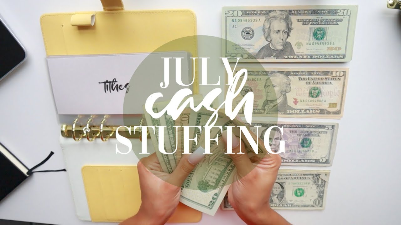 JULY CASH ENVELOPE STUFFING Low Budget YouTube