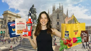 Inside an Italian supermarket in Milan