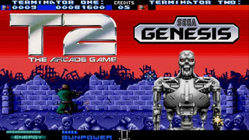 T2 : The Arcade Game - SEGA Genesis / Mega Drive (1992)