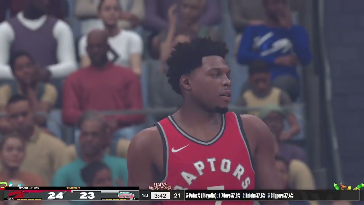NBA2K FullGame-18-19 Raptors vs. 97-98 Spurs: Week 11, Game 4, Classic Team Pool 1