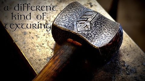 Texturing My Hand Forged Thor