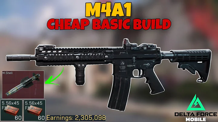 CHEAP BUDGET M4 BUILD TO MILLIONS ON ZERO DAM IN DELTA FORCE MOBILE