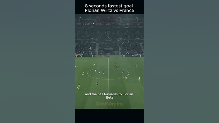 8 seconds!! FASTEST goal in DFB history! #football #fastestgoal #francevsgermany
