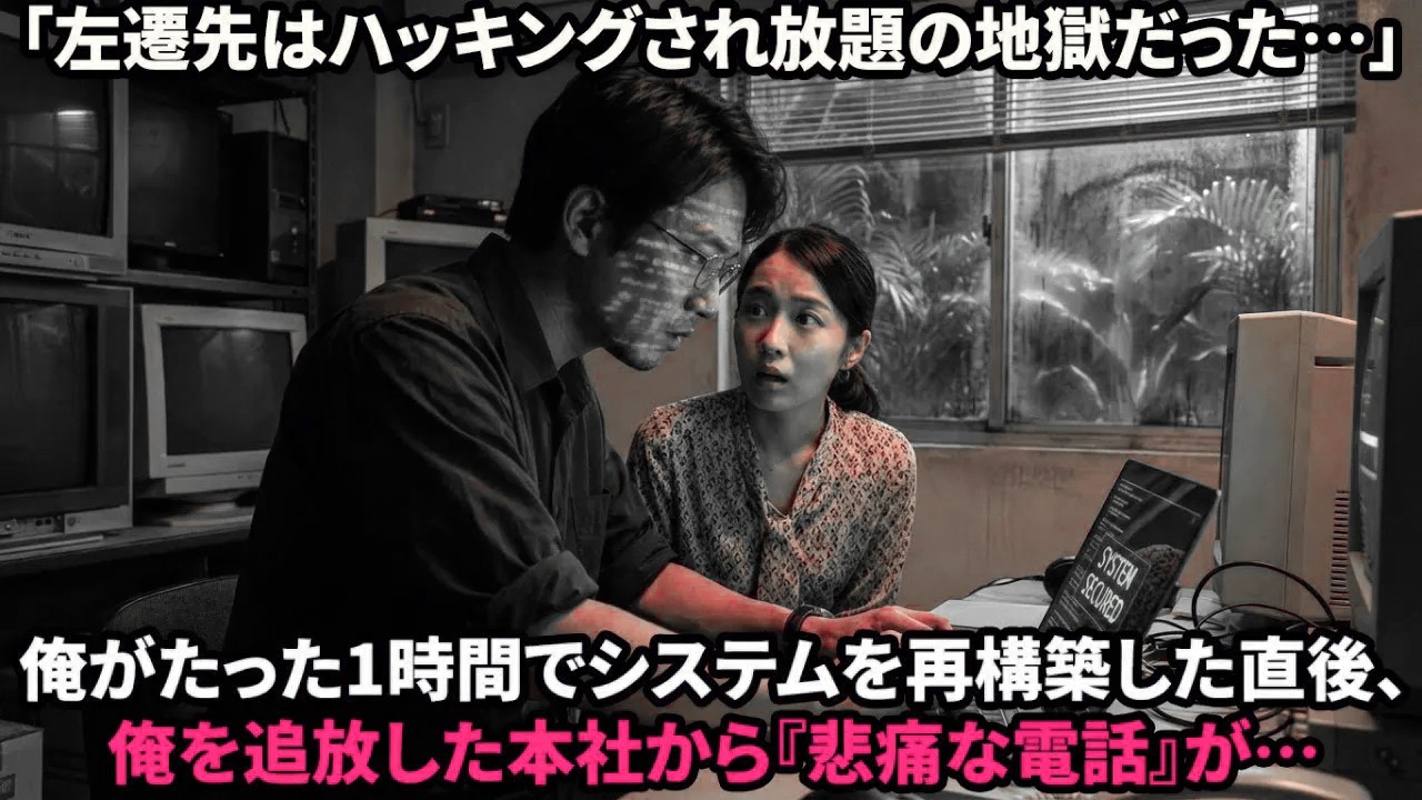 【スカッと】左遷先の美人支社長「ハッキングで会社が潰れる…」俺「1時間で直します」→システムを完璧に守り切った結果、本社がパニックに…【感動する話】