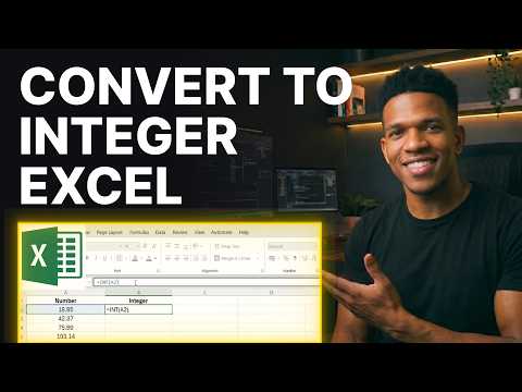 How to Convert a Number to an Integer in Excel (2026) | Step-by-Step