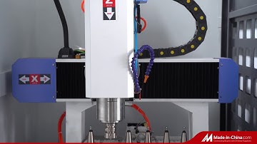 New design Linear tool changer 6 tools mould cnc milling machine