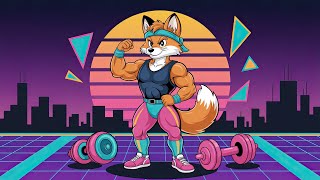 ⚡ Upbeat Synthwave WORKOUT Playlist - Retro Vibes