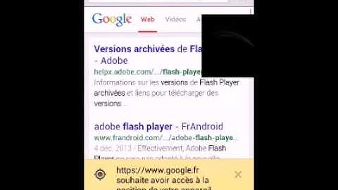 Tuto comment avoir Adobe Flash Player Android