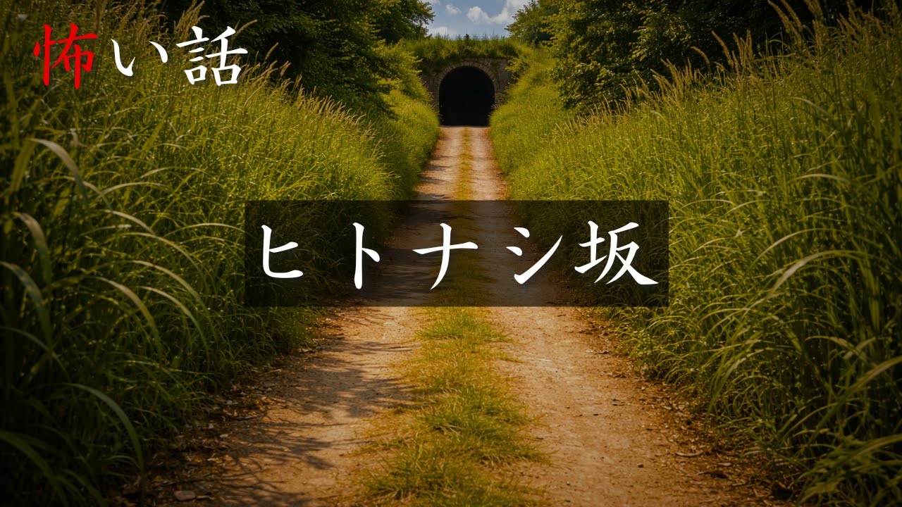 【怪談朗読】「ヒトナシ坂」【千年怪談】【怖い話】【オカルト】【ホラー】【都市伝説】【洒落怖】