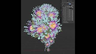 Alien Plant Procedural | Geometry Node | Blender #alientree #alienplants #geometrynodes #blender