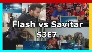 Reacciones: Flash vs Savitar - Temporada 3 Episodio 7 - Reactions Mashup