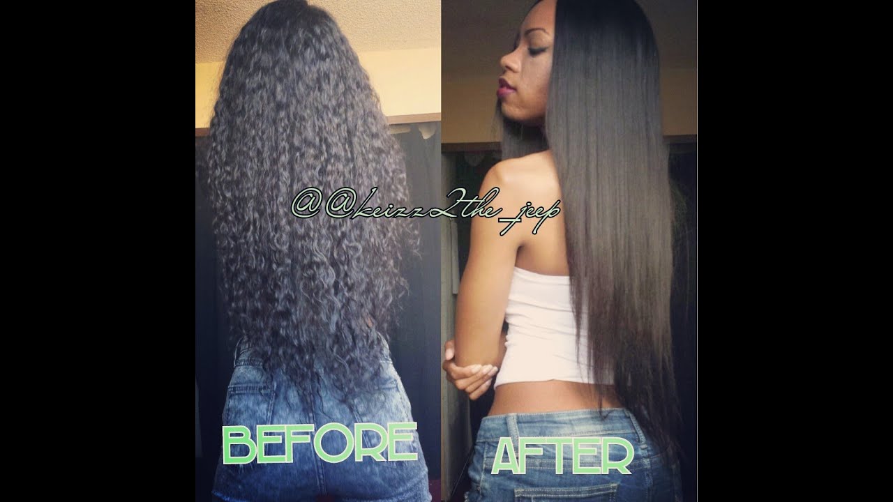 From Curly to Straight (It's a wig !!!!) YouTube