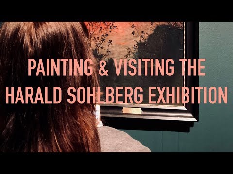 Painting & Harald Sohlberg | Dulwich Picture Gallery | Studio Vlog, Episode 3 | Natasha Newton