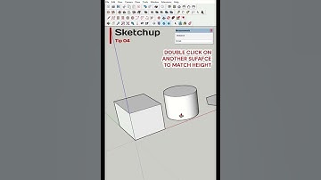 Sketchup Tips & Tricks | Push Pull Tool #sketchup #sketchuptutorial