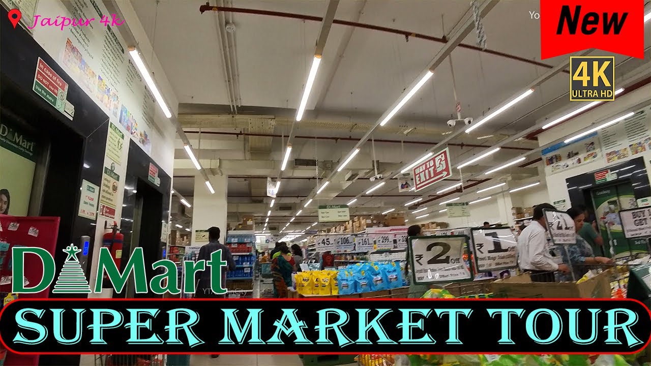 4K HDR Walking Tour Inside D-Mart | India's Best Grocery Super Market ...