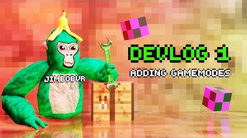 making a GORILLA TAG FANGAME Devlog 1... (Gorilla Groves)
