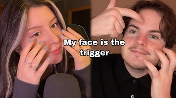 ASMR My Face is the Trigger Fast & Aggressive Invisible Triggers + Visual Triggers