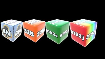 Ultimate Jelly Run 2048 | Cube Evolution Battle 32M vs 32B vs 8192e vs 8192j | Part-36