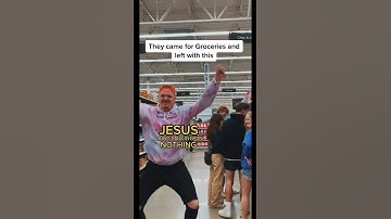 Christian Shenanigans at Walmart 🛒 #christian #funny #christianshorts #fyp