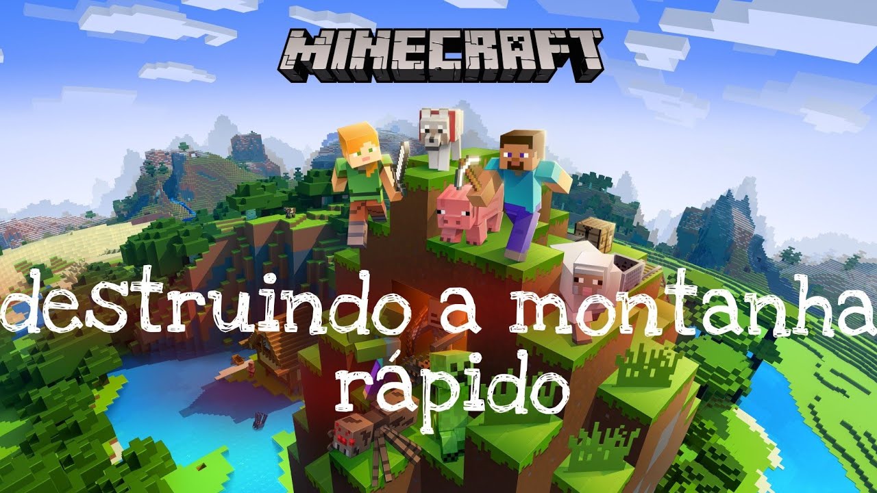 eu vou quebrar uma montanha inteiro no minecraft,basicamente eu estou  morando em um castelo mais tem uma maldida montanha na frente tapando a  visao entao eu vou quebra ela inteira eu vou posta prints dessa linda  aventuria aqui : r/PuddingsUtopia