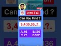 Missed number #missingnumber #numbers #mathpuzzle #missednumbers #numbergame #maths #mathstricks