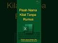 PISAH NAMA KILAT! ⚡ Cukup Tekan Ctrl + E (Day 9) #excel #microsoftexcel