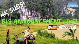 JAYCATION TRAVEL ANNOUNCEMENT | 4K SUBSCRIBERS CHAT