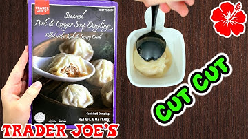🇨🇳 Pork & Ginger Soup Dumplings (Ep. #70) - Trader Joe’s Product Review