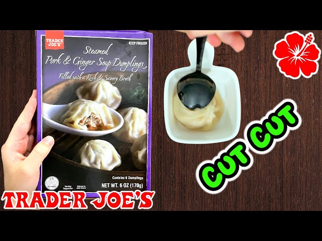 Trader Joe's Steamed Pork & Ginger Soup Dumplings Review – Freezer