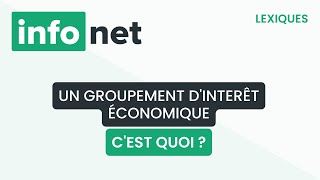 Un groupement d'interêt économique, c'est quoi ? (définition, aide, lexique, tuto, explication)