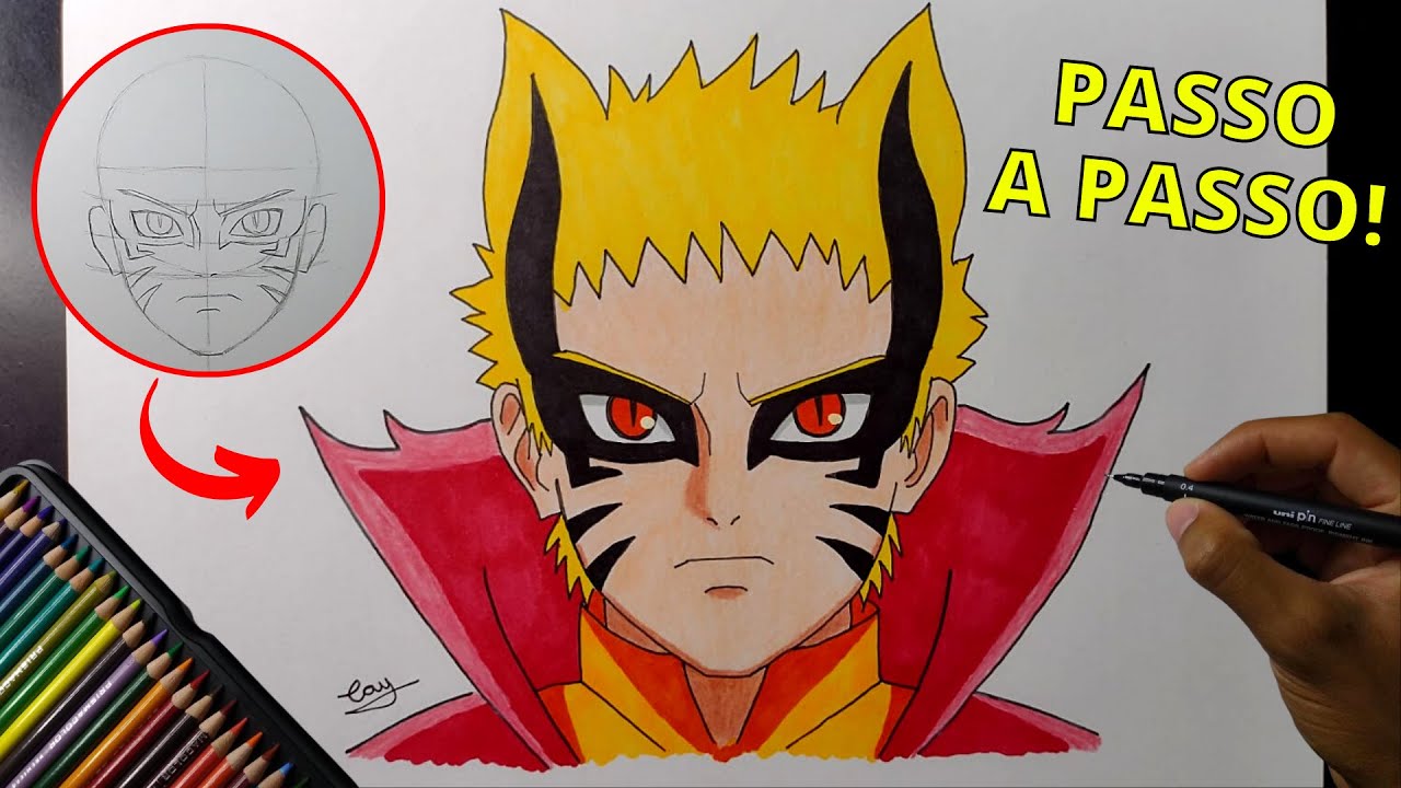 NARUTO COMO DESENHAR E PINTAR METODO REALISTA, By Aprender Desenhar