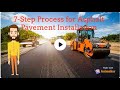 7-Step Process for Asphalt Pavement Installation