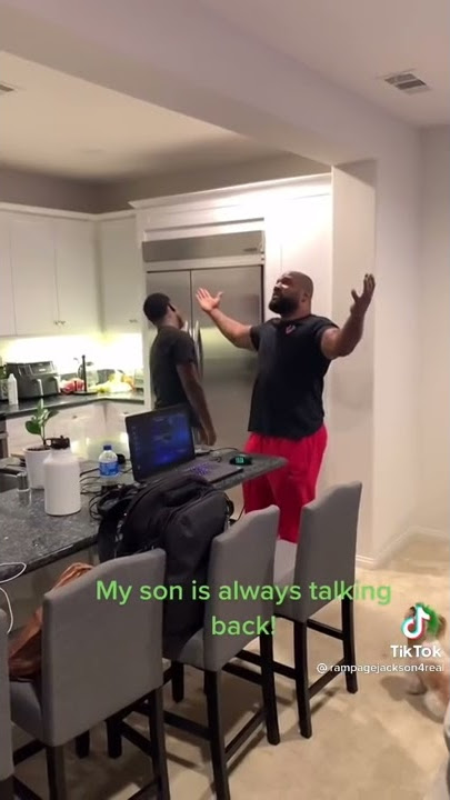 Rampage Jackson Teaches His Son A Lesson After Talking Back👋
