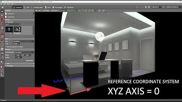 How to set coordinate system in Dialux evo