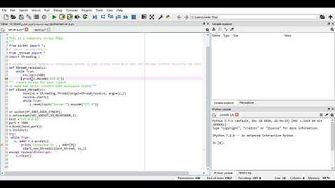 multi client /server chat on python (Arabic)