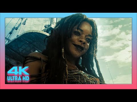 Calypso Giantess Growth Scene - Pirates of the Caribbean: At World's End (4K Remaster) 巨大娘