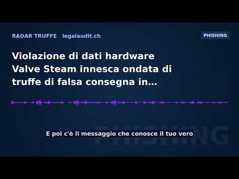 Violazione di dati hardware Valve Steam innesca ondata di truffe di falsa consegna in Europa