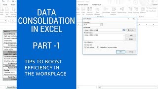 Consolidating Data in MS Excel – Using Data Consolidation in Excel to consolidate from multiple tabs